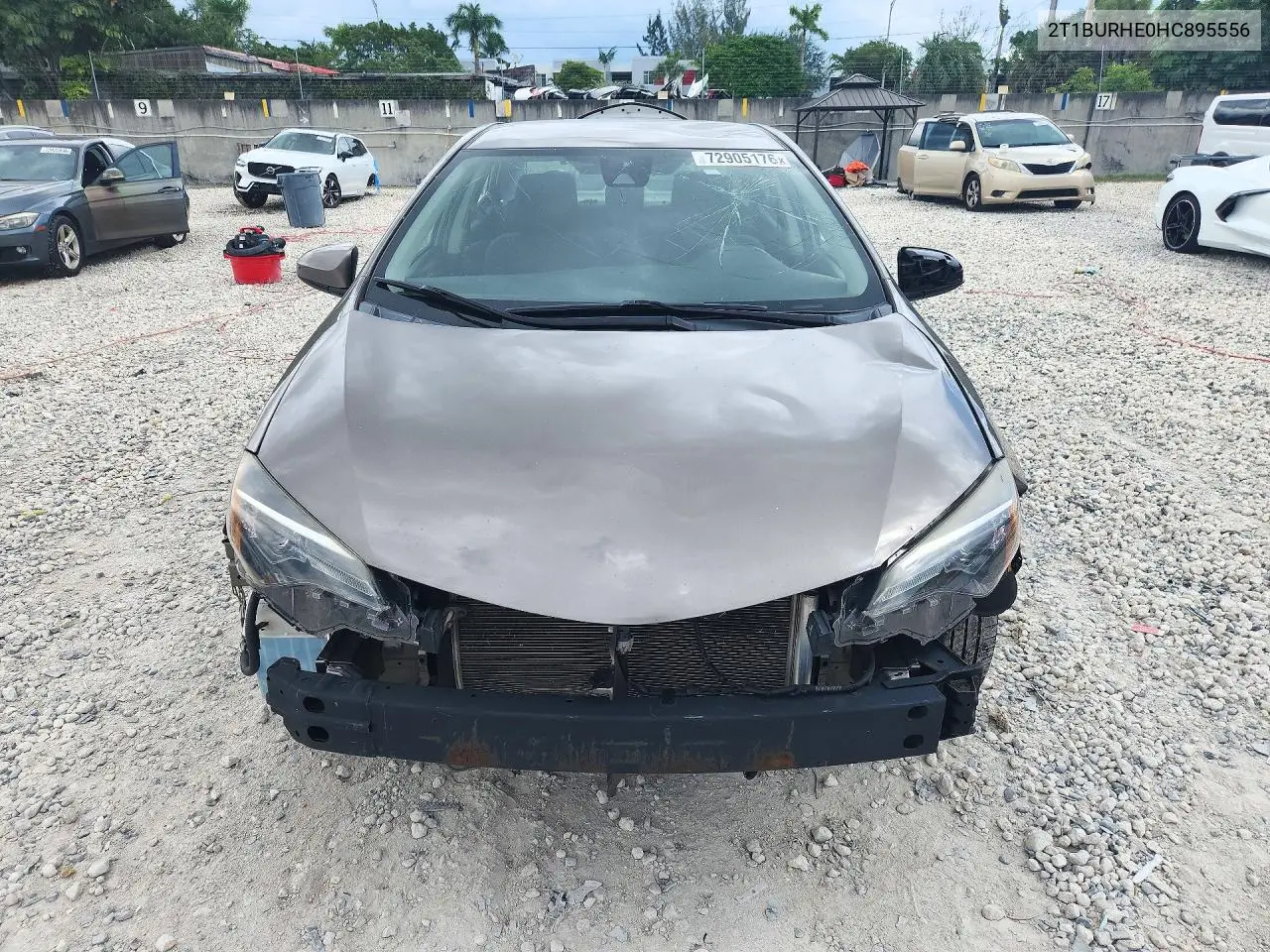 2017 TOYOTA COROLLA VIN 2T1BURHE0HC895556 — фото 5