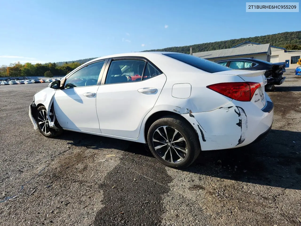 2017 TOYOTA COROLLA VIN 2T1BURHE6HC955209 — фото 2