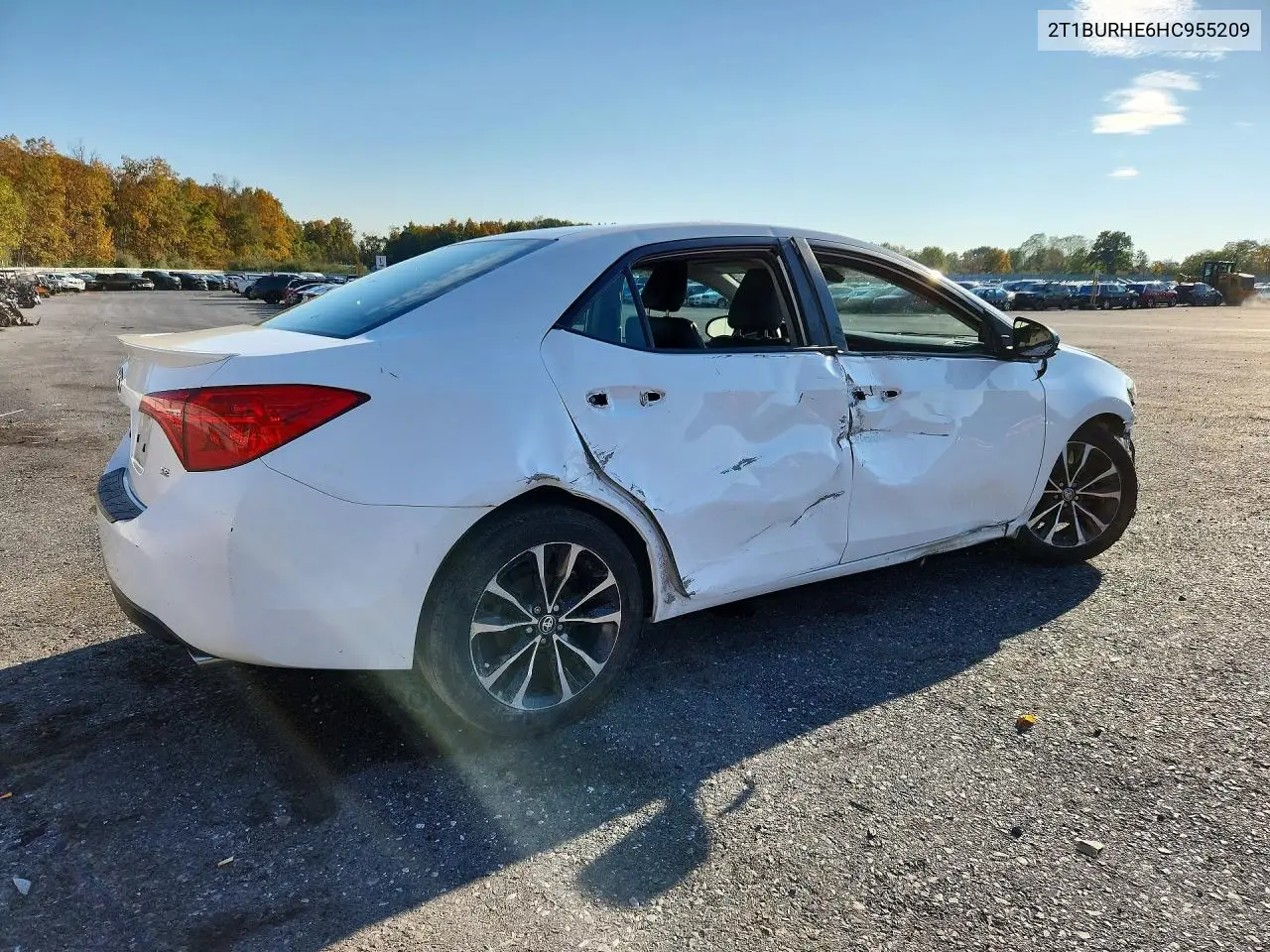 2017 TOYOTA COROLLA VIN 2T1BURHE6HC955209 — фото 3