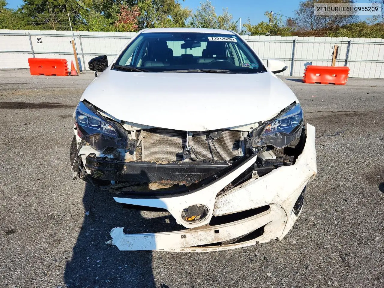2017 TOYOTA COROLLA VIN 2T1BURHE6HC955209 — фото 5