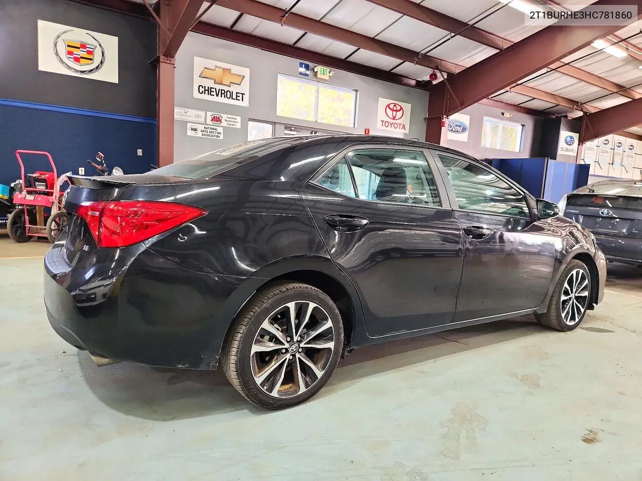 2017 TOYOTA COROLLA VIN 2T1BURHE3HC781860 — фото 3