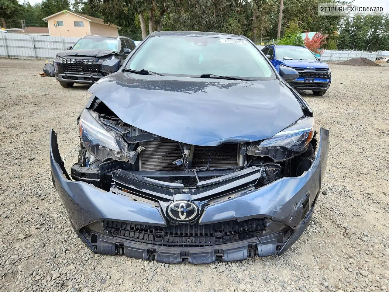 2017 TOYOTA COROLLA VIN 2T1BURHEXHC866730 — фото 5