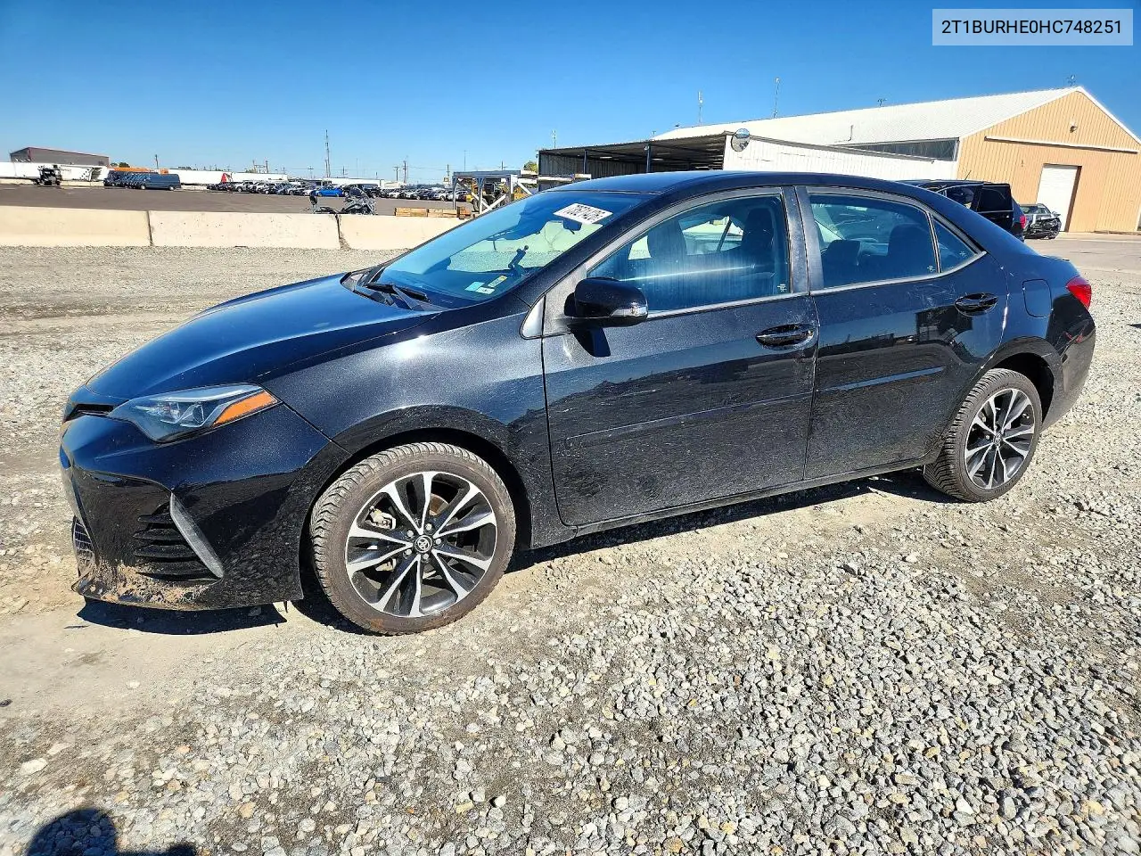 TOYOTA COROLLA 2017, VIN 2T1BURHE0HC748251