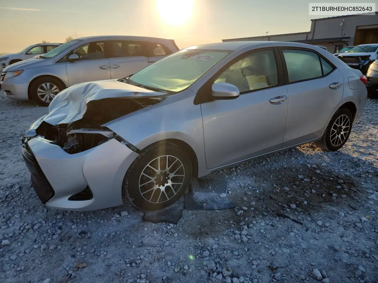 TOYOTA COROLLA 2017, VIN 2T1BURHE0HC852643
