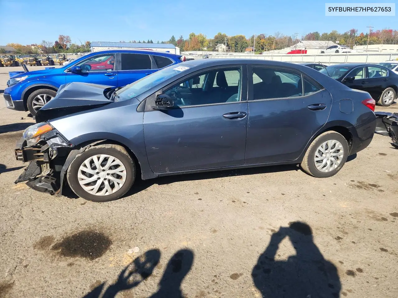 TOYOTA COROLLA 2017, VIN 5YFBURHE7HP627653