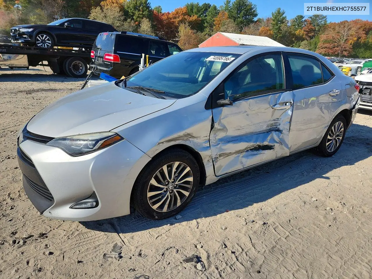 TOYOTA COROLLA 2017, VIN 2T1BURHEXHC755577