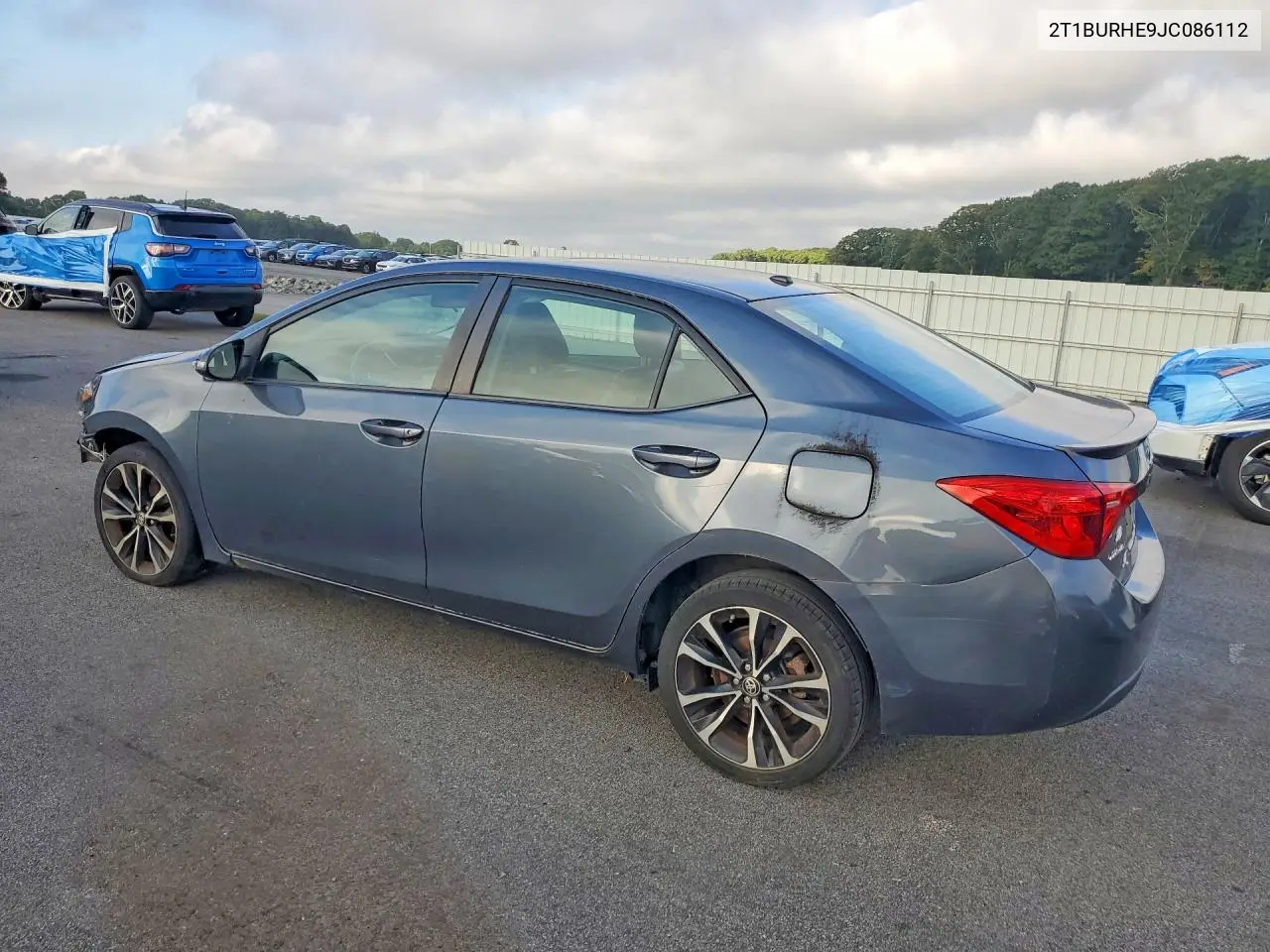 2018 TOYOTA COROLLA VIN 2T1BURHE9JC086112 — фото 2