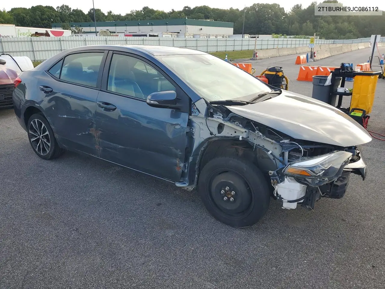 2018 TOYOTA COROLLA VIN 2T1BURHE9JC086112 — фото 4
