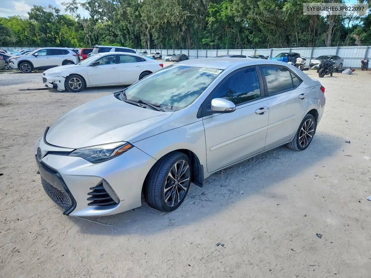 TOYOTA COROLLA 2018, VIN 5YFBURHE6JP822097