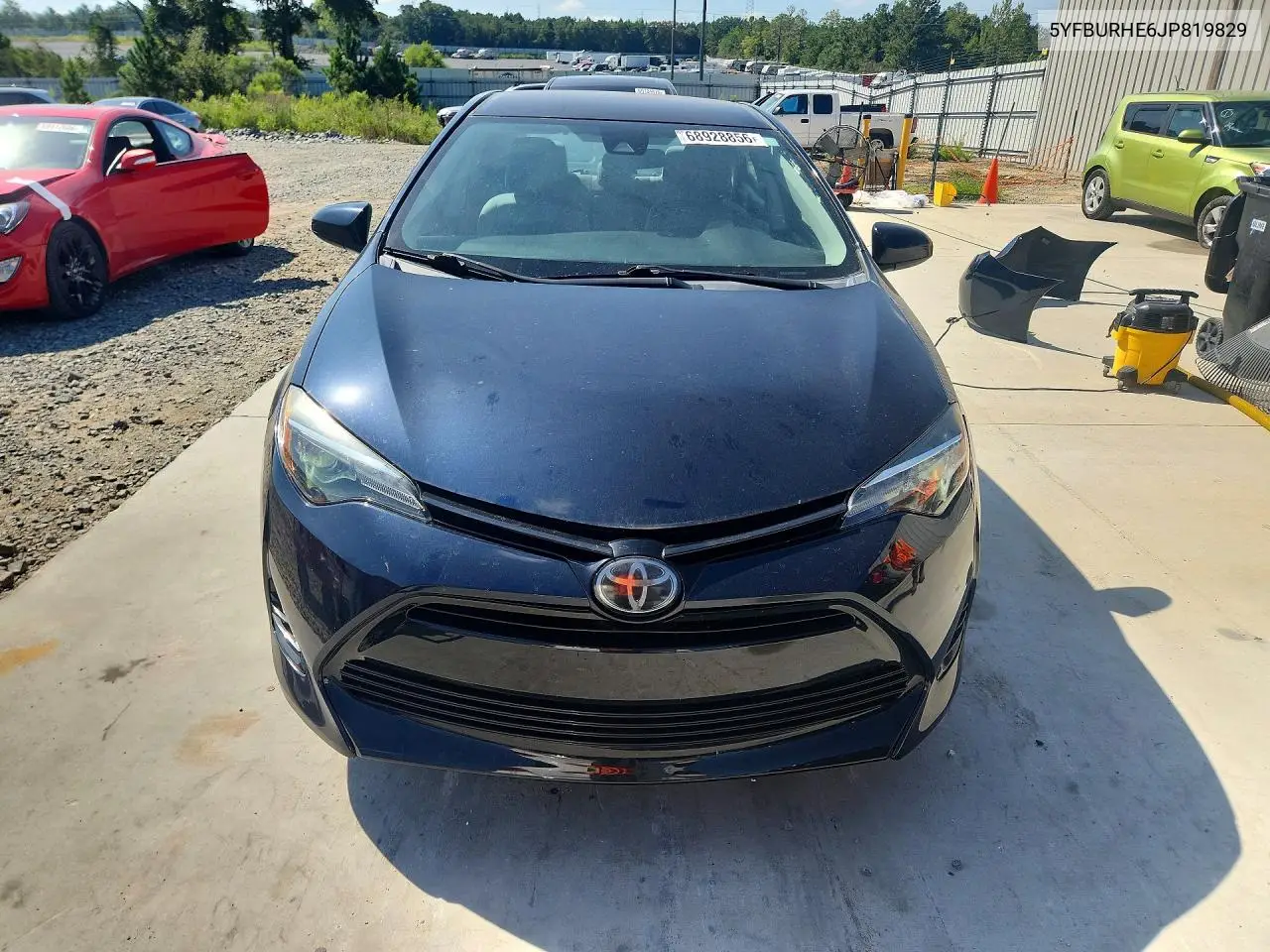 2018 TOYOTA COROLLA VIN 5YFBURHE6JP819829 — фото 5