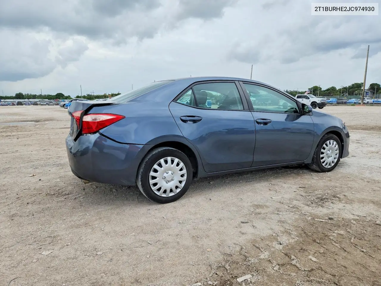 2018 TOYOTA COROLLA VIN 2T1BURHE2JC974930 — фото 3