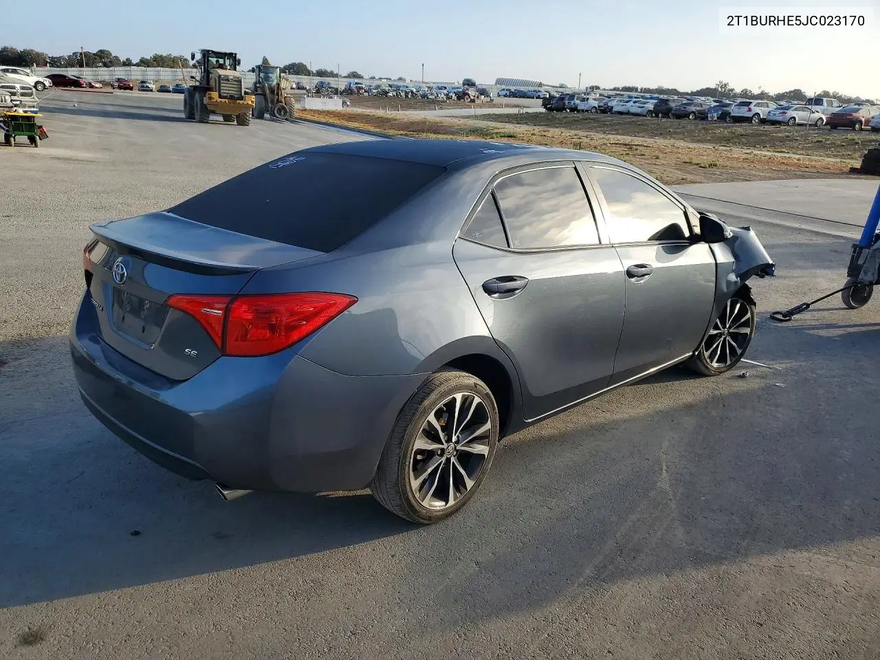 2018 TOYOTA COROLLA VIN 2T1BURHE5JC023170 — фото 3