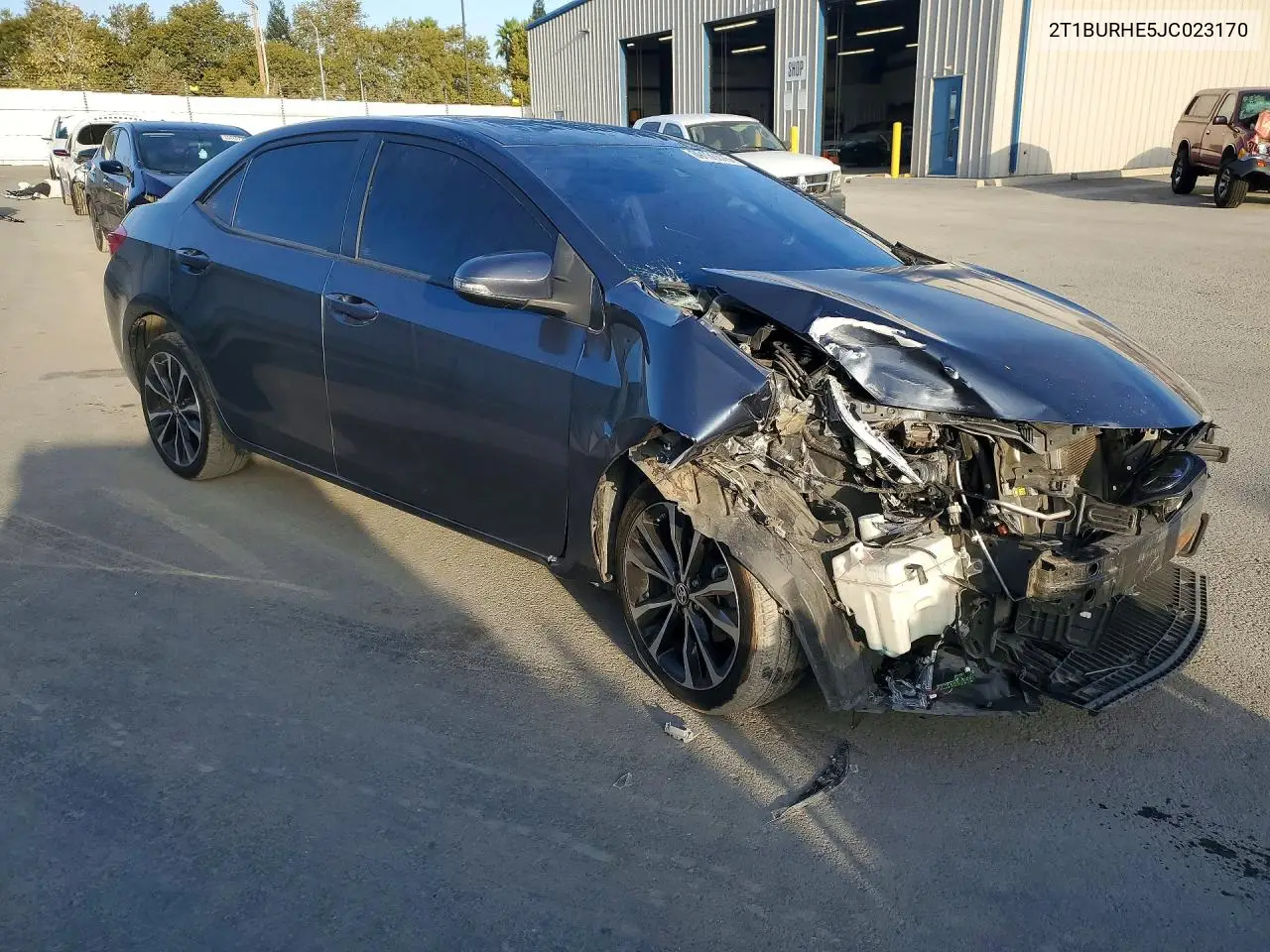 2018 TOYOTA COROLLA VIN 2T1BURHE5JC023170 — фото 4