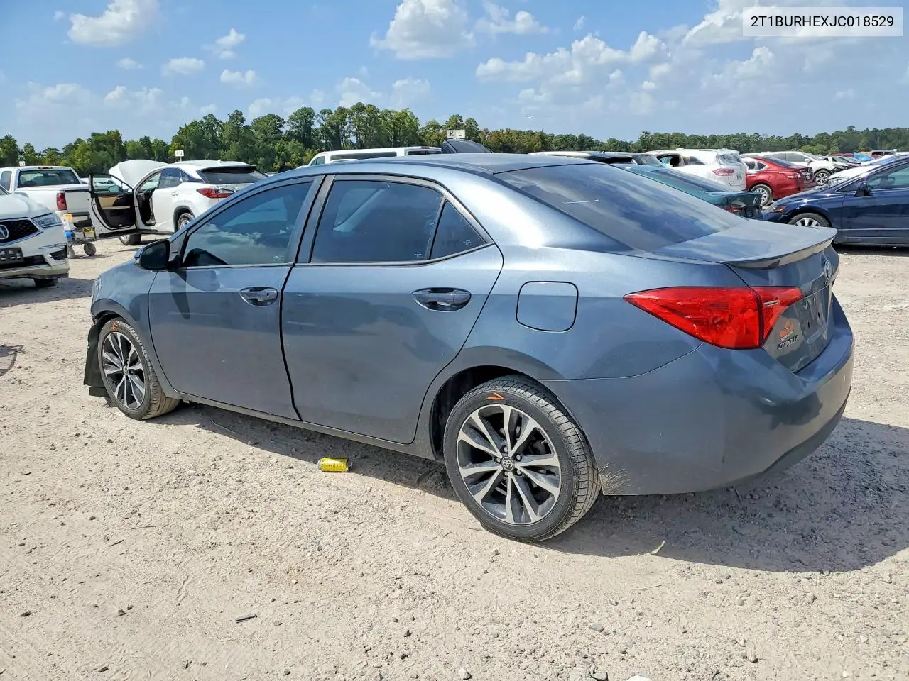 2018 TOYOTA COROLLA VIN 2T1BURHEXJC018529 — фото 2