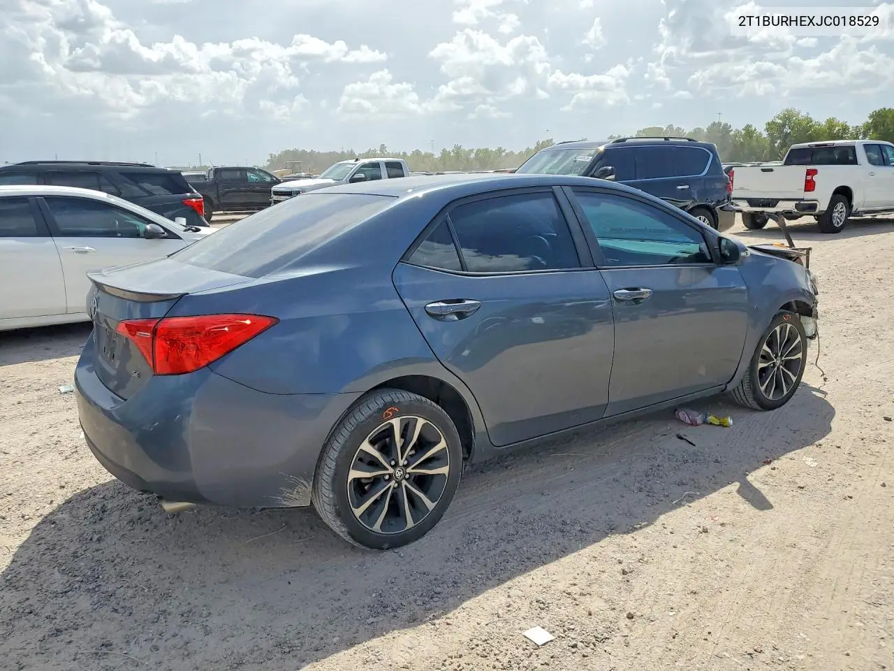 2018 TOYOTA COROLLA VIN 2T1BURHEXJC018529 — фото 3