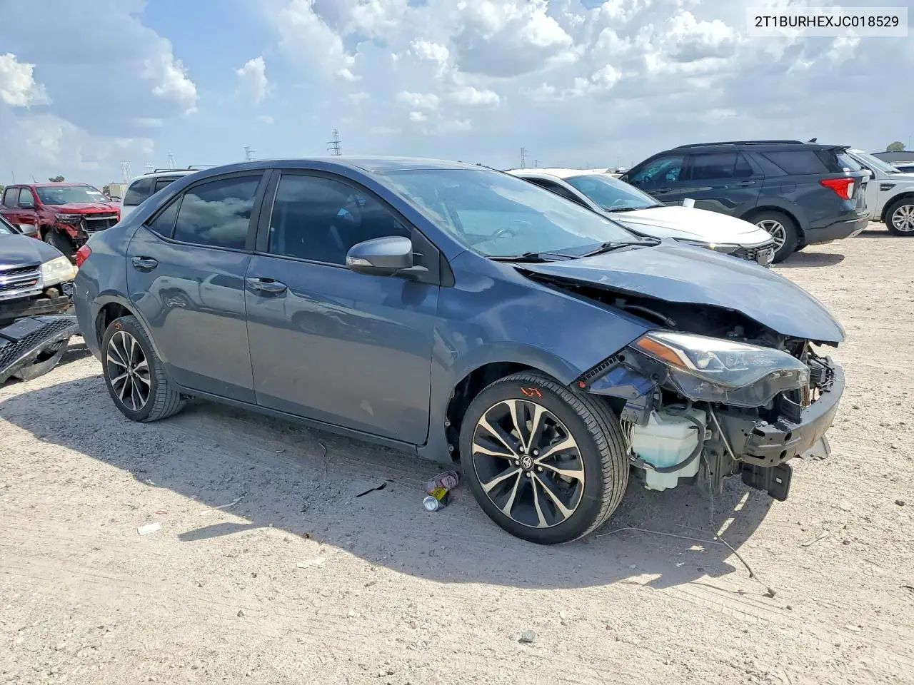 2018 TOYOTA COROLLA VIN 2T1BURHEXJC018529 — фото 4