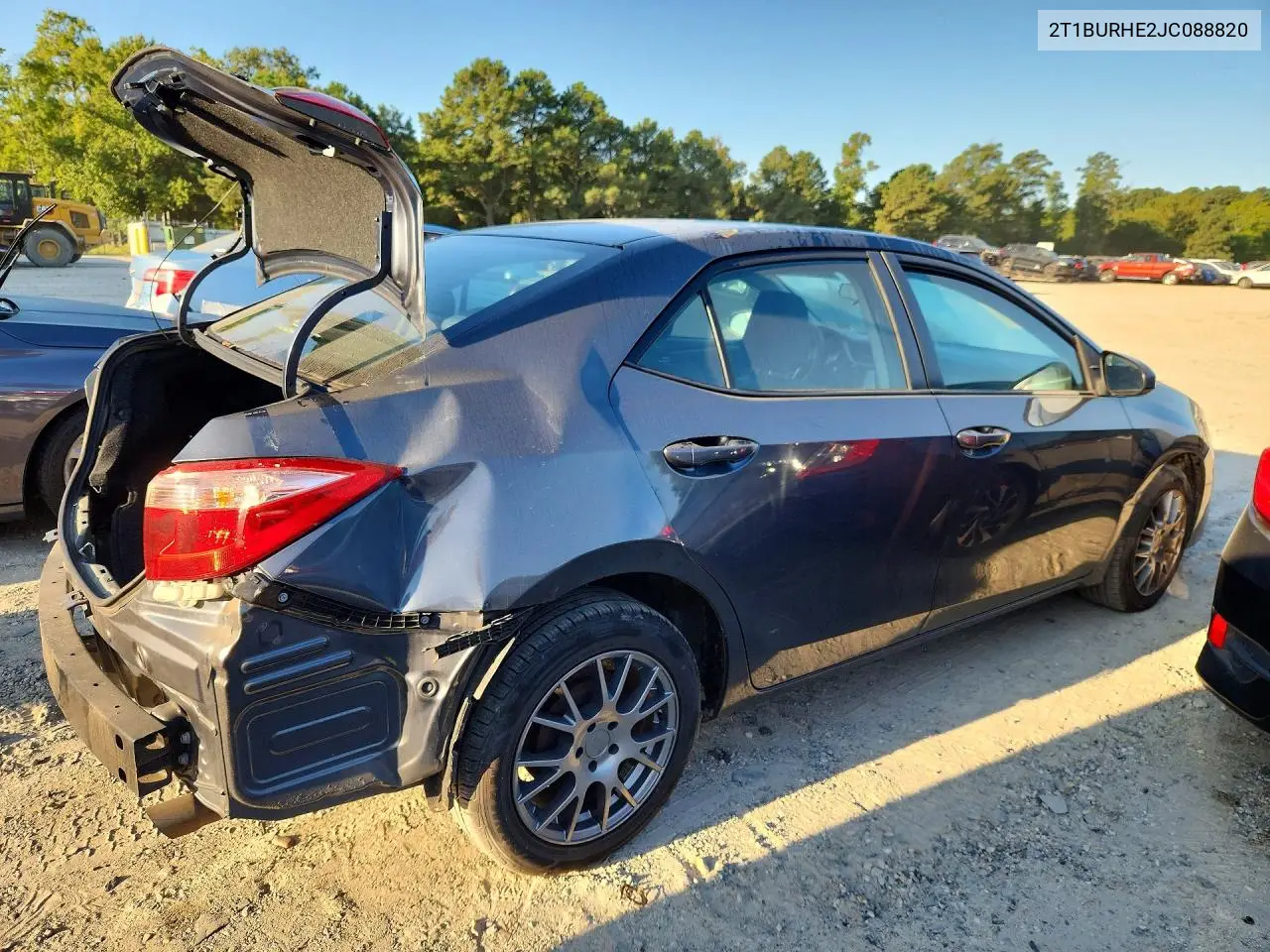 2018 TOYOTA COROLLA VIN 2T1BURHE2JC088820 — фото 3