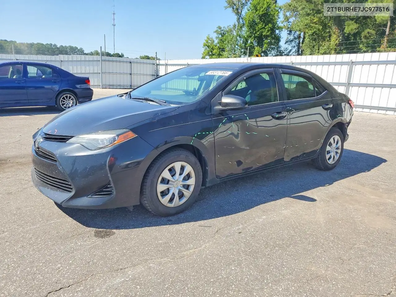 TOYOTA COROLLA 2018, VIN 2T1BURHE7JC977516