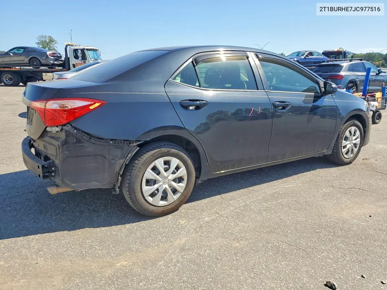 2018 TOYOTA COROLLA VIN 2T1BURHE7JC977516 — фото 3