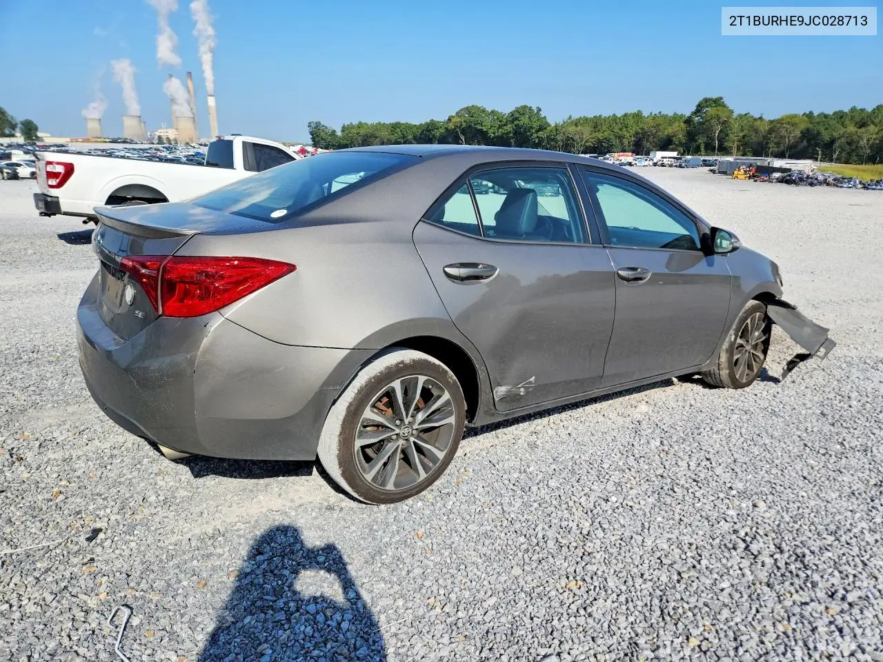 2018 TOYOTA COROLLA VIN 2T1BURHE9JC028713 — фото 3