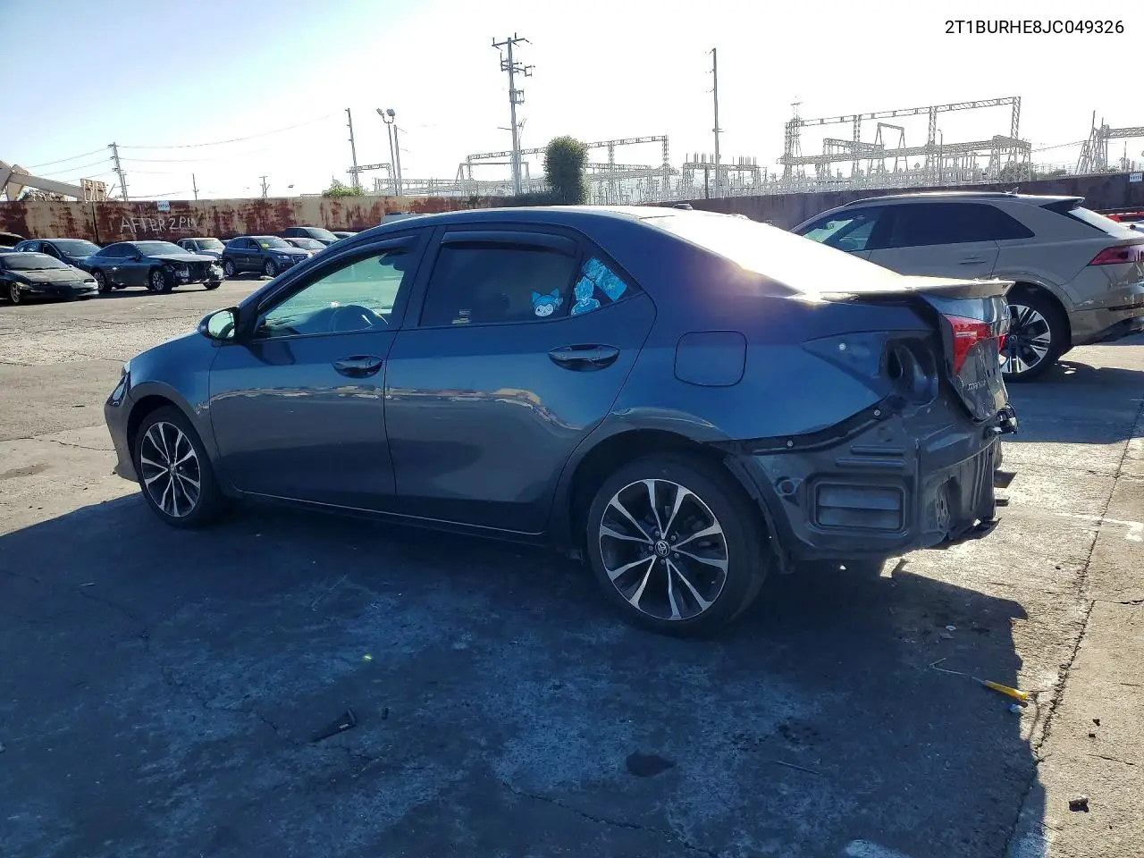 2018 TOYOTA COROLLA VIN 2T1BURHE8JC049326 — фото 2