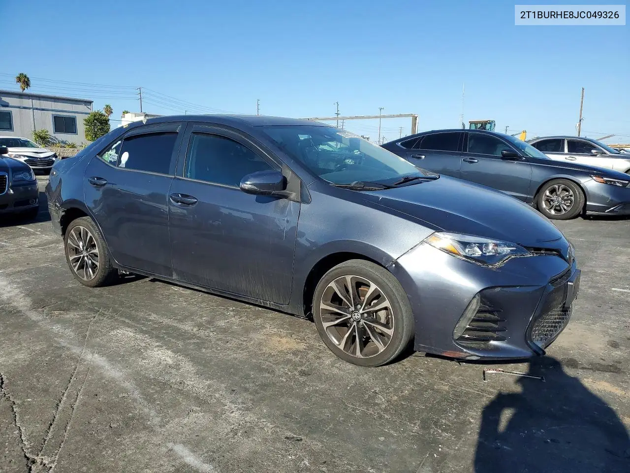 2018 TOYOTA COROLLA VIN 2T1BURHE8JC049326 — фото 4
