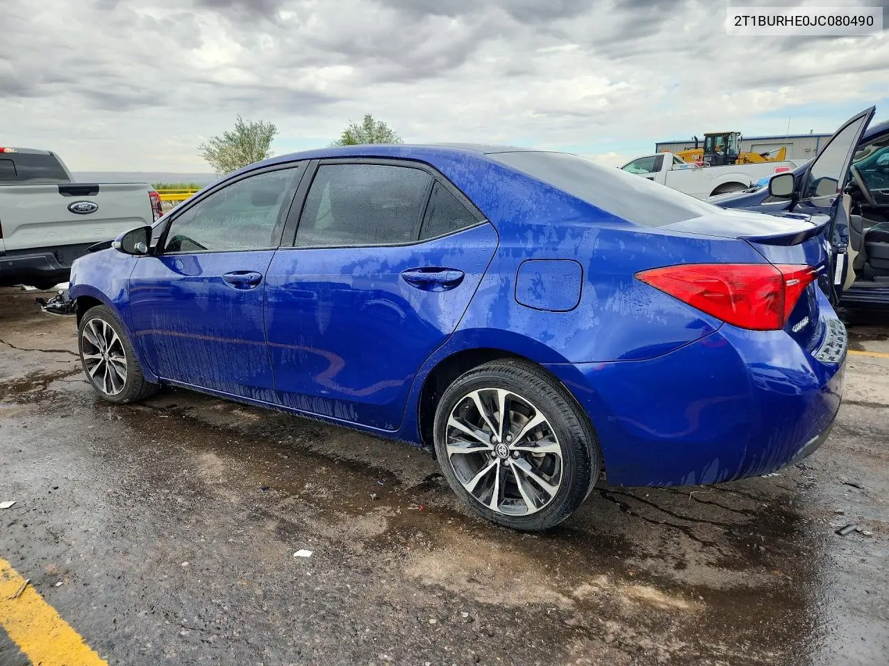 2018 TOYOTA COROLLA VIN 2T1BURHE0JC080490 — фото 2