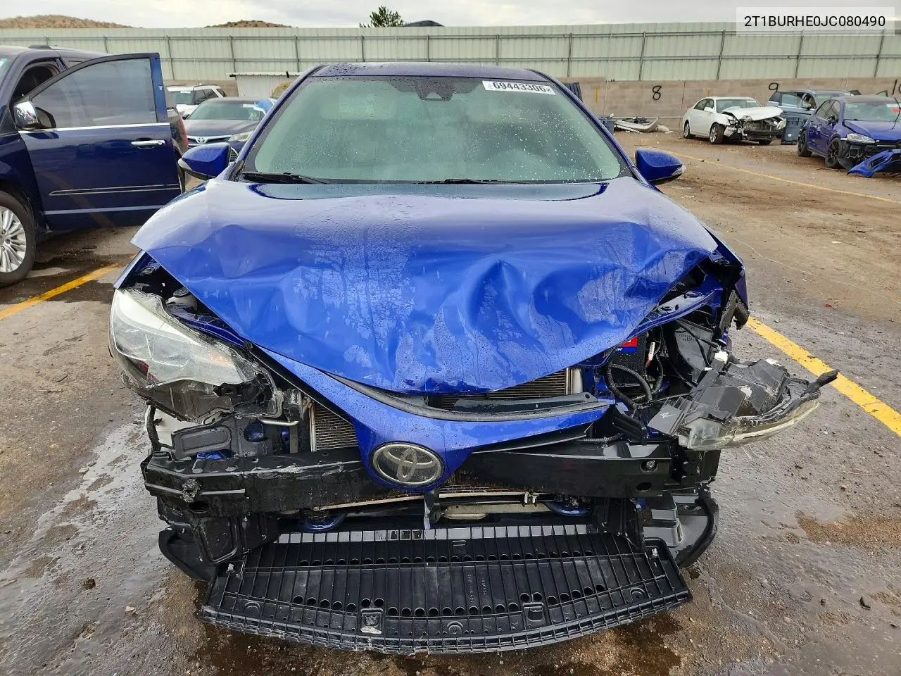 2018 TOYOTA COROLLA VIN 2T1BURHE0JC080490 — фото 5