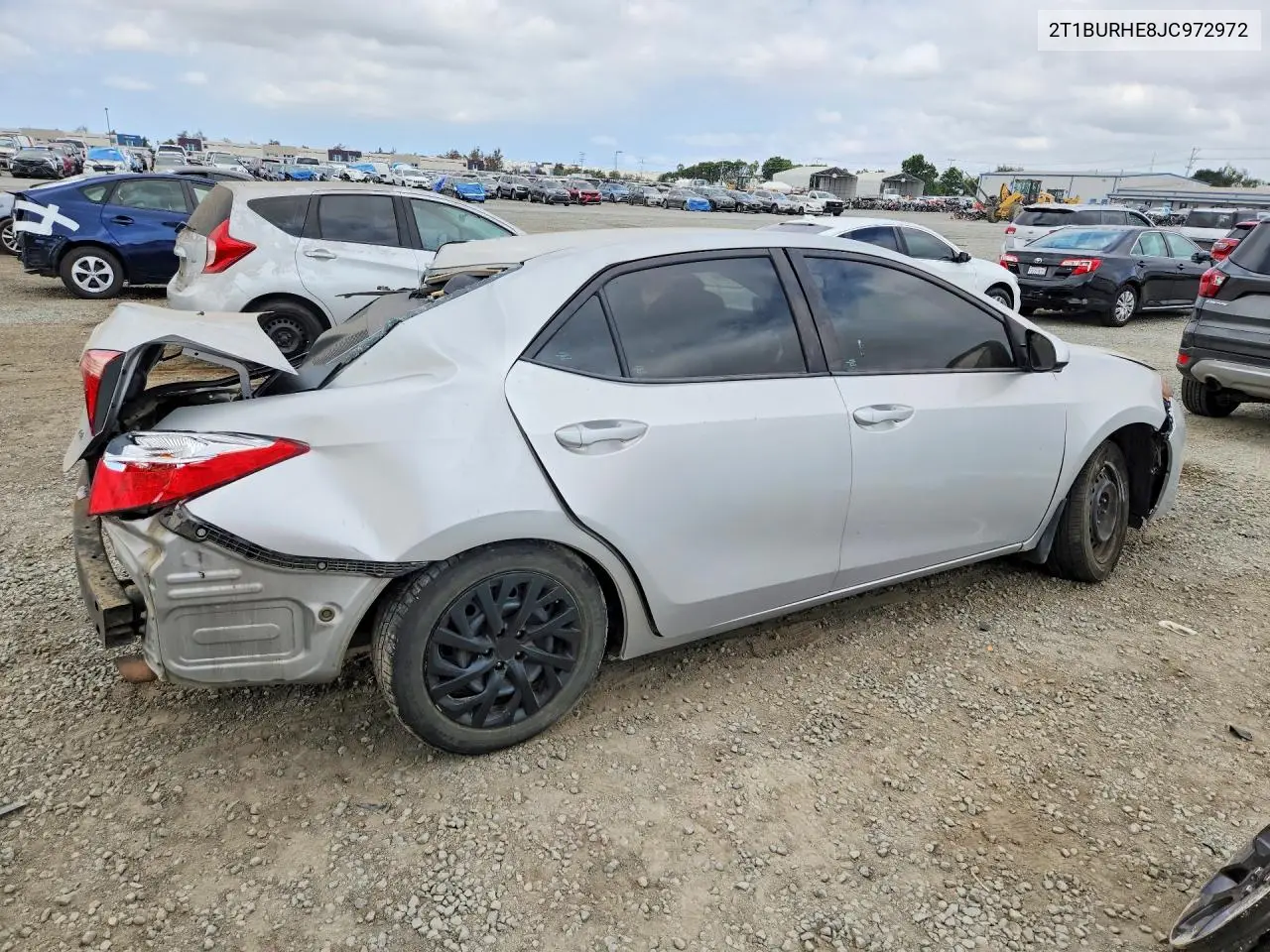 2018 TOYOTA COROLLA VIN 2T1BURHE8JC972972 — фото 3