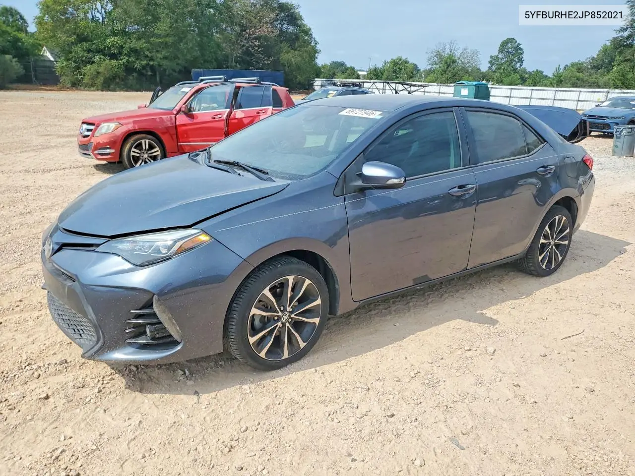 TOYOTA COROLLA 2018, VIN 5YFBURHE2JP852021