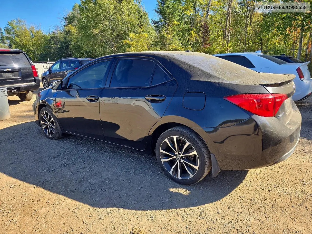 2018 TOYOTA COROLLA VIN 2T1BURHE8JC985558 — фото 2