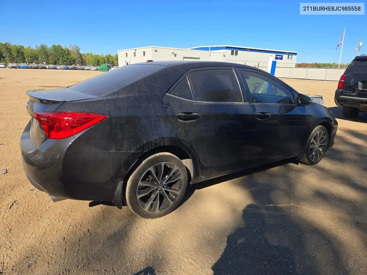2018 TOYOTA COROLLA VIN 2T1BURHE8JC985558 — фото 3