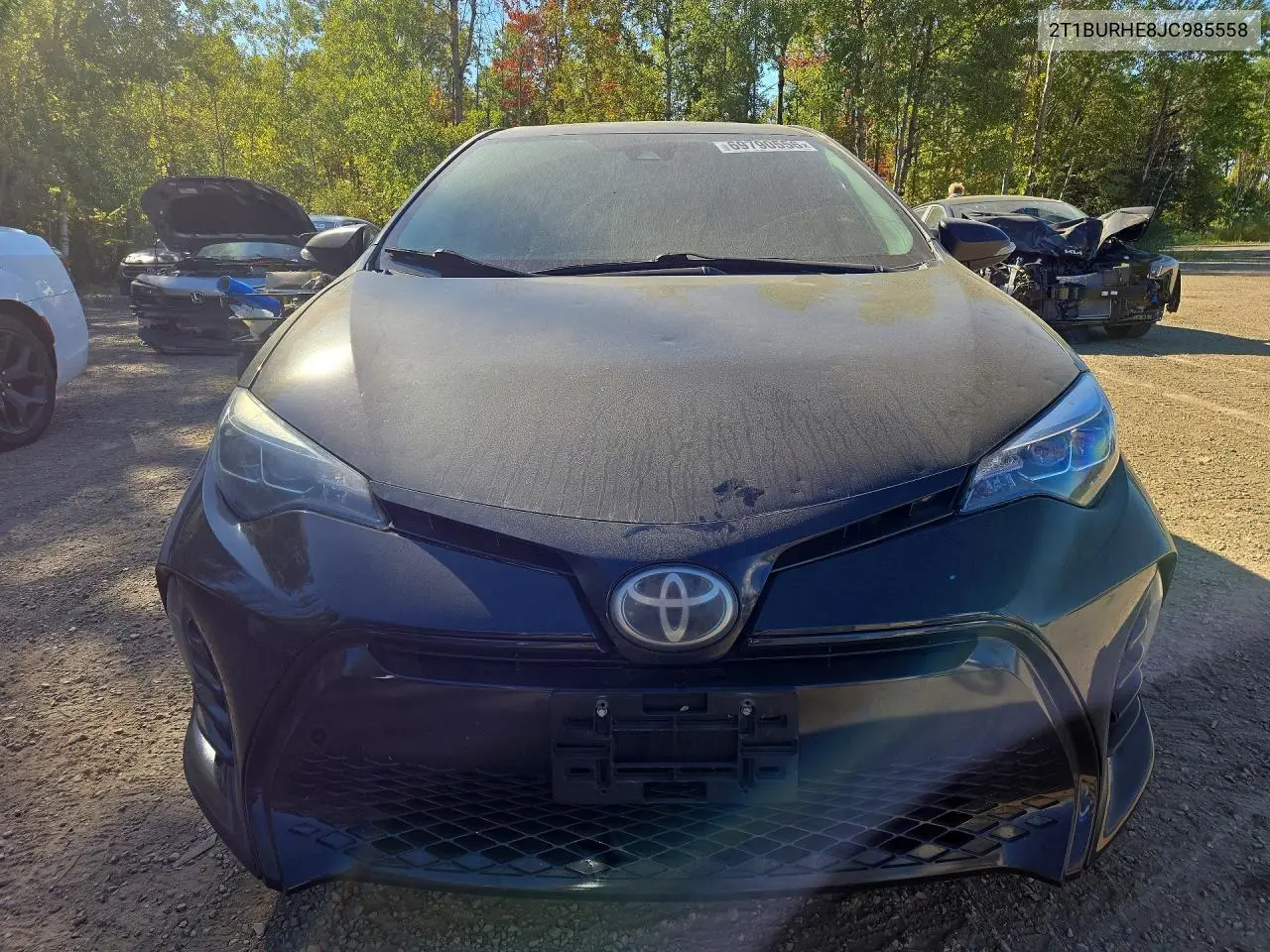 2018 TOYOTA COROLLA VIN 2T1BURHE8JC985558 — фото 5