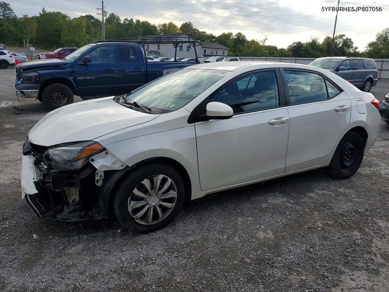 TOYOTA COROLLA 2018, VIN 5YFBURHE5JP807056