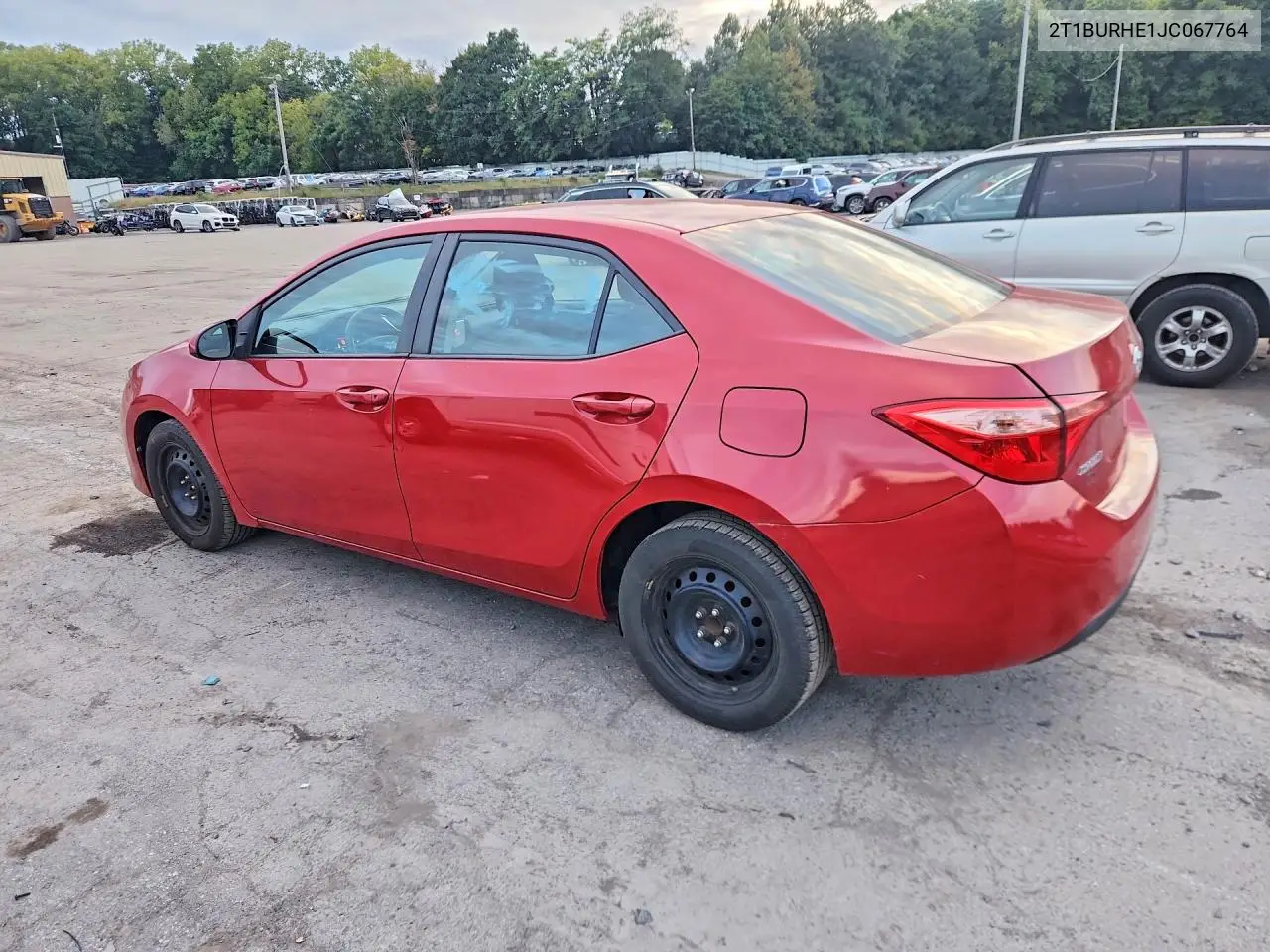 2018 TOYOTA COROLLA VIN 2T1BURHE1JC067764 — фото 2