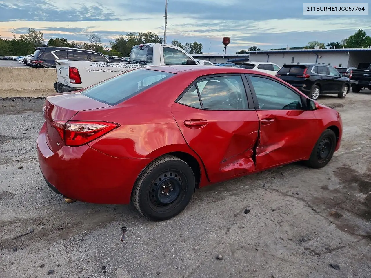 2018 TOYOTA COROLLA VIN 2T1BURHE1JC067764 — фото 3