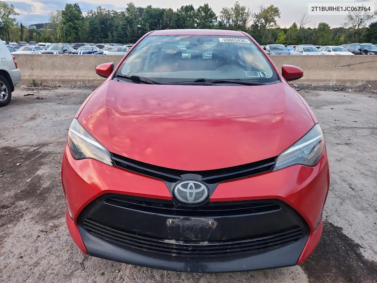 2018 TOYOTA COROLLA VIN 2T1BURHE1JC067764 — фото 5