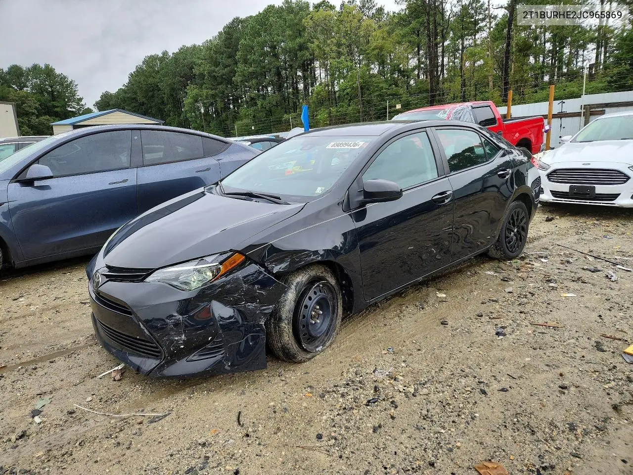 TOYOTA COROLLA 2018, VIN 2T1BURHE2JC965869