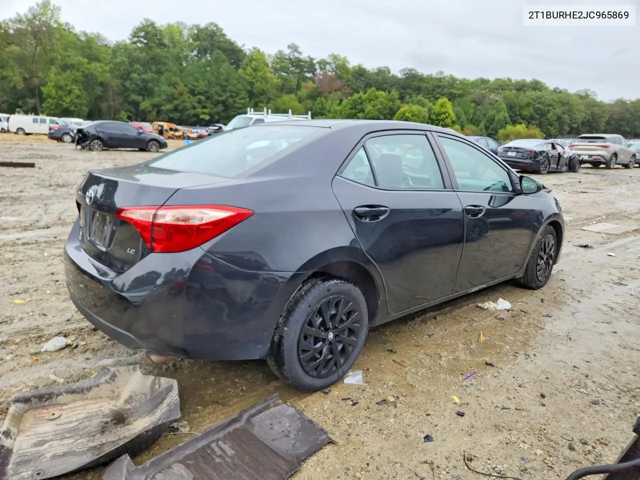 2018 TOYOTA COROLLA VIN 2T1BURHE2JC965869 — фото 3