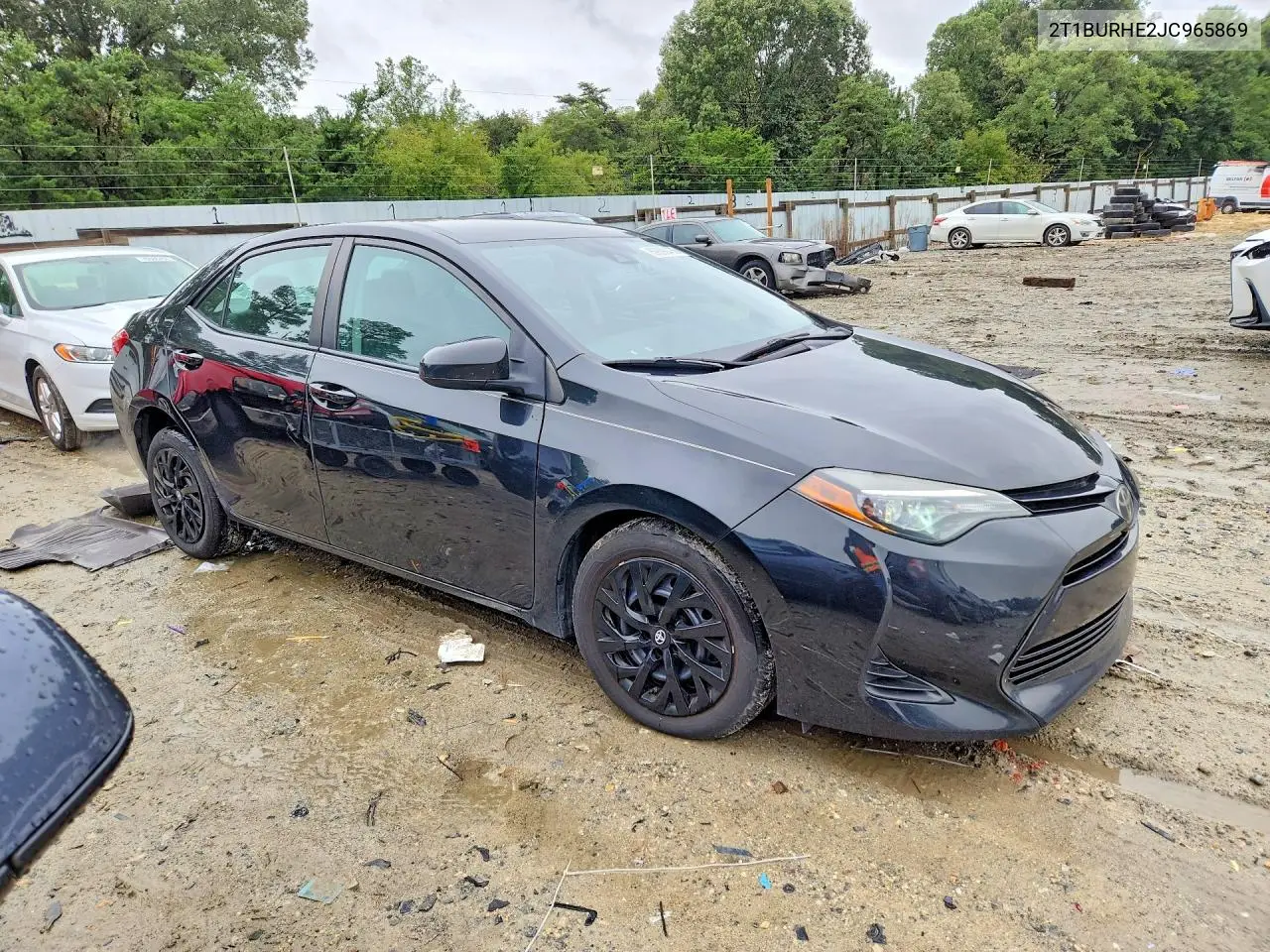 2018 TOYOTA COROLLA VIN 2T1BURHE2JC965869 — фото 4