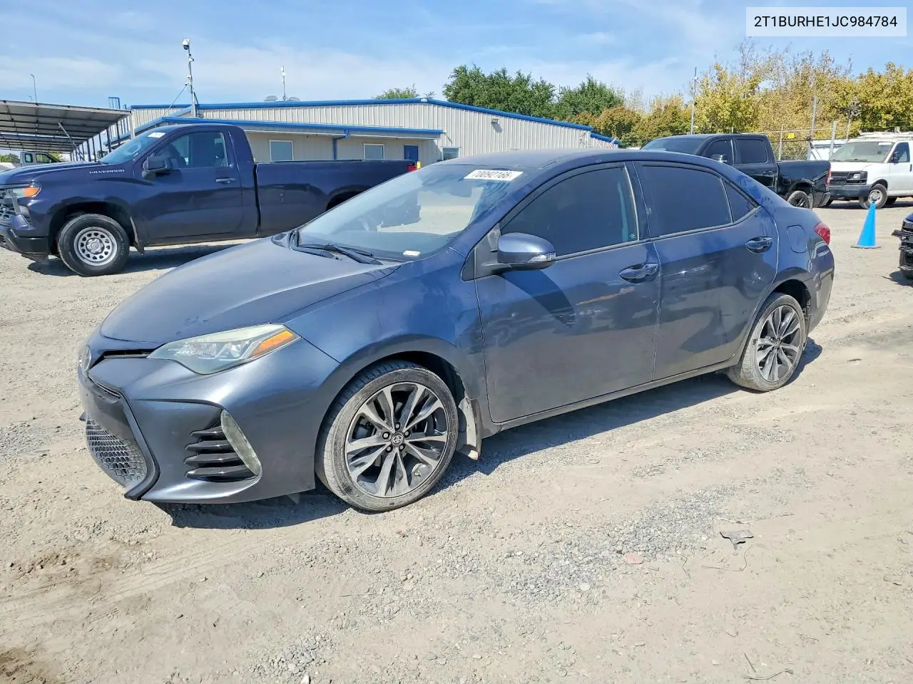 TOYOTA COROLLA 2018, VIN 2T1BURHE1JC984784