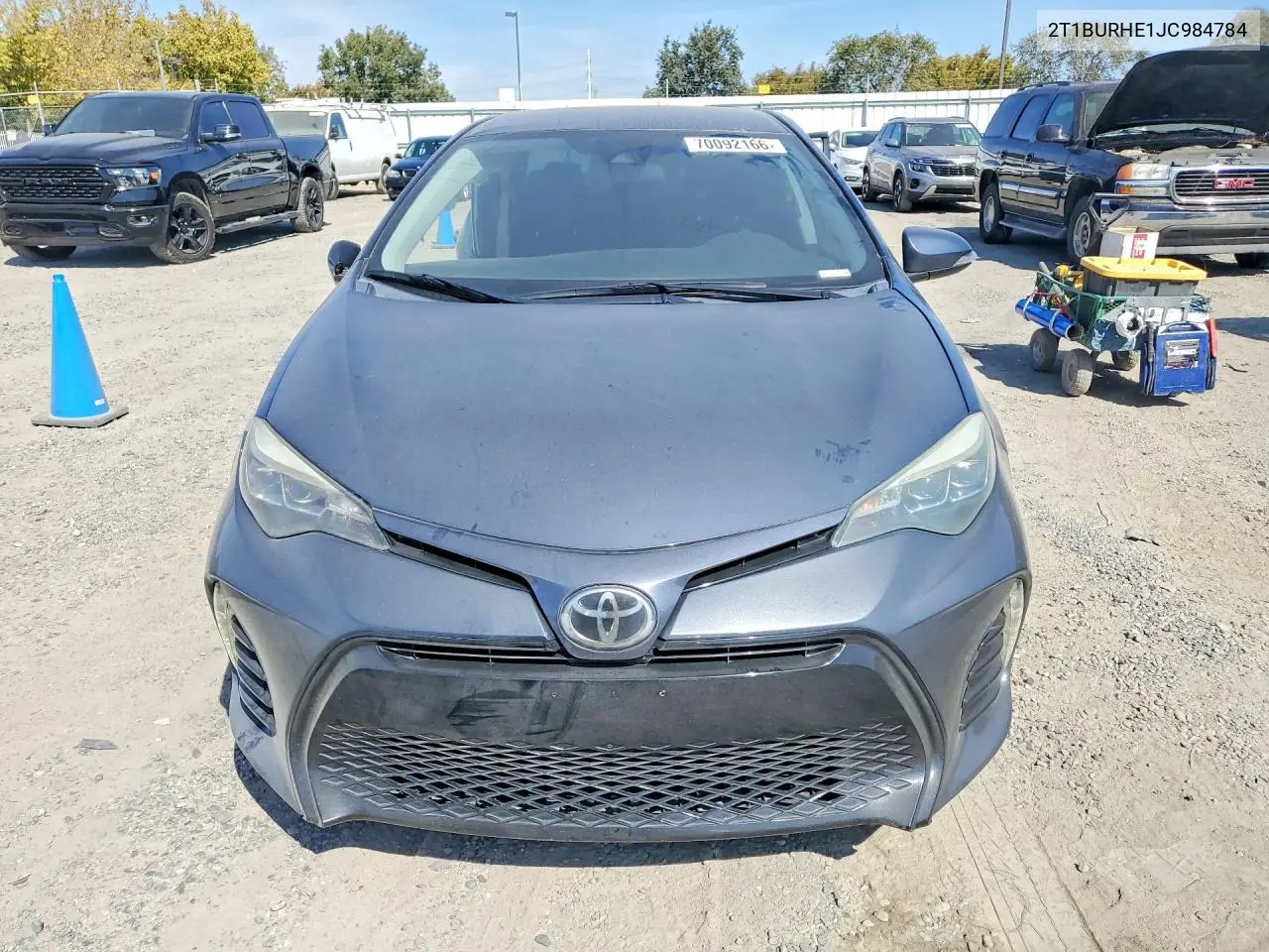 2018 TOYOTA COROLLA VIN 2T1BURHE1JC984784 — фото 5