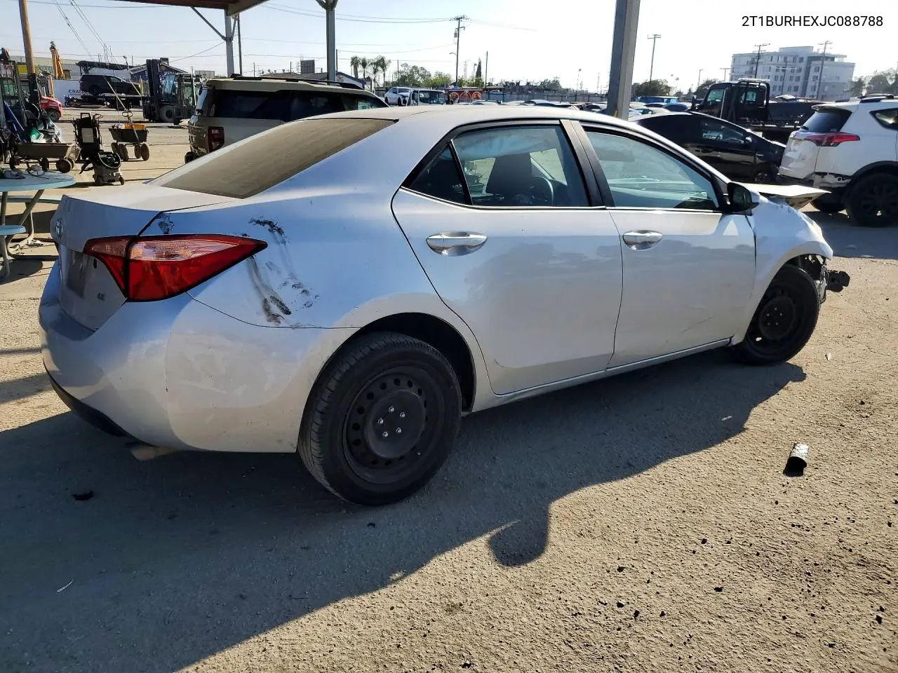 2018 TOYOTA COROLLA VIN 2T1BURHEXJC088788 — фото 3