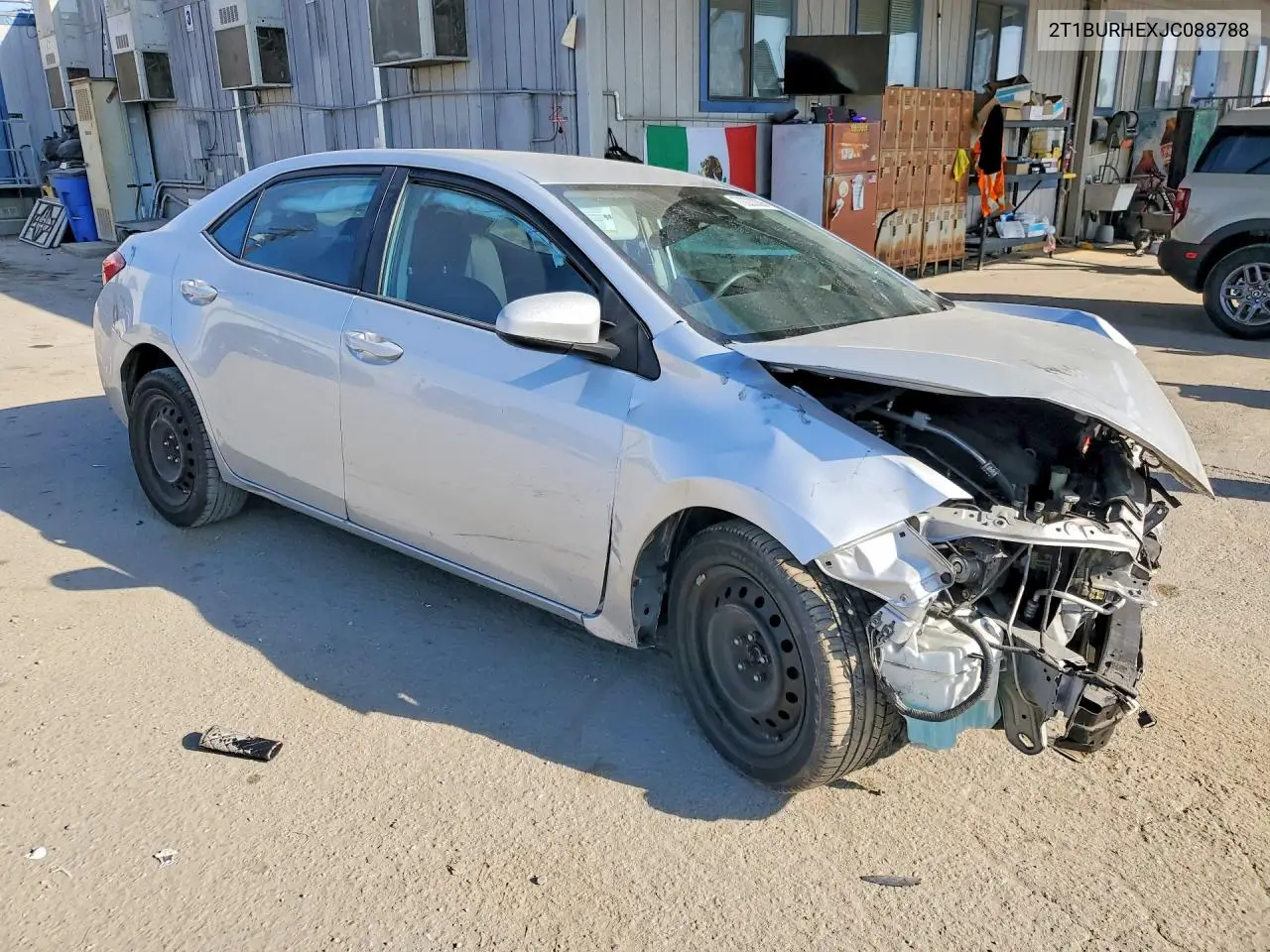 2018 TOYOTA COROLLA VIN 2T1BURHEXJC088788 — фото 4
