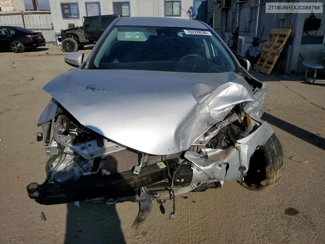 2018 TOYOTA COROLLA VIN 2T1BURHEXJC088788 — фото 5