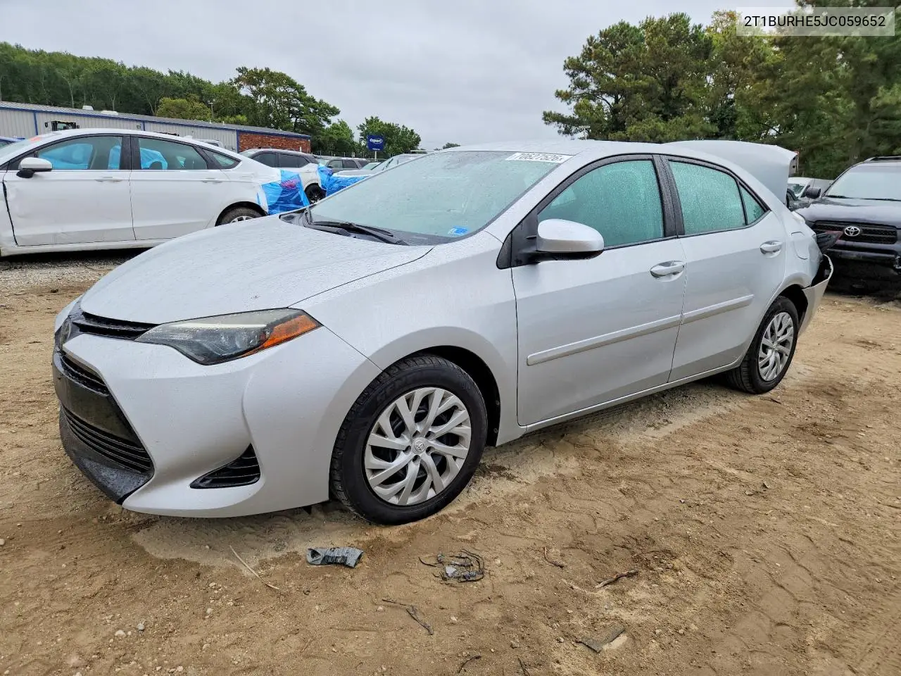 TOYOTA COROLLA 2018, VIN 2T1BURHE5JC059652