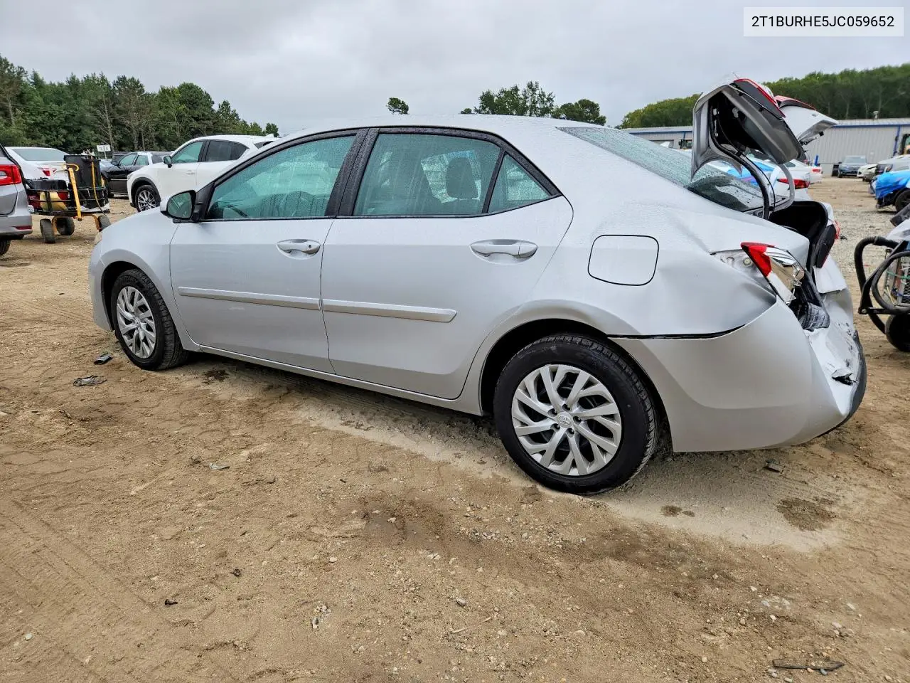 2018 TOYOTA COROLLA VIN 2T1BURHE5JC059652 — фото 2