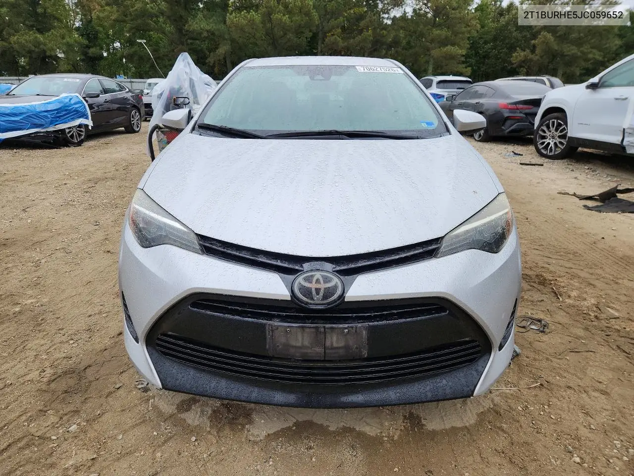 2018 TOYOTA COROLLA VIN 2T1BURHE5JC059652 — фото 5