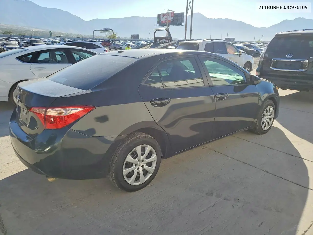 2018 TOYOTA COROLLA VIN 2T1BURHE0JC976109 — фото 3
