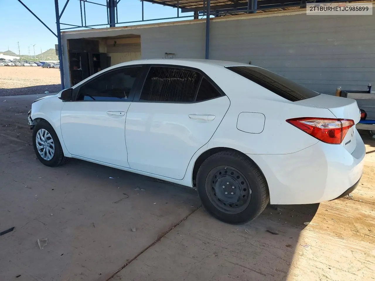 2018 TOYOTA COROLLA VIN 2T1BURHE1JC985899 — фото 2